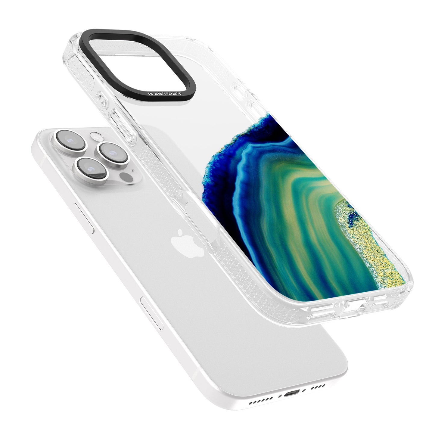 Grüne und blaue Smaragd-Geode