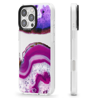 Tranche de cristal d'améthyste