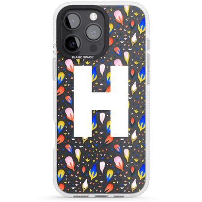 Personalised Abstract Floral Initial