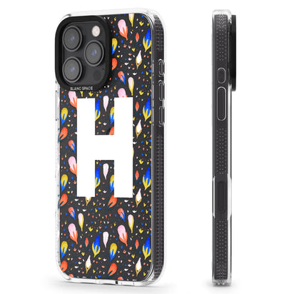 Personalised Abstract Floral Initial