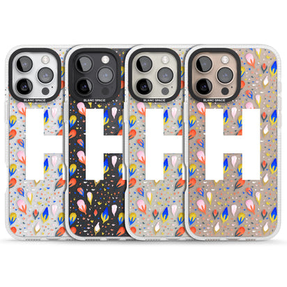 Personalised Abstract Floral Initial