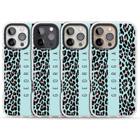 Léopard bleu personnalisé