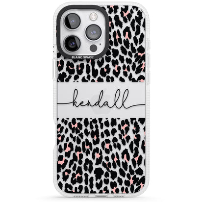 Personalised Cursive Leopard Spots