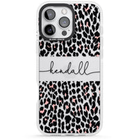 Personalised Cursive Leopard Spots