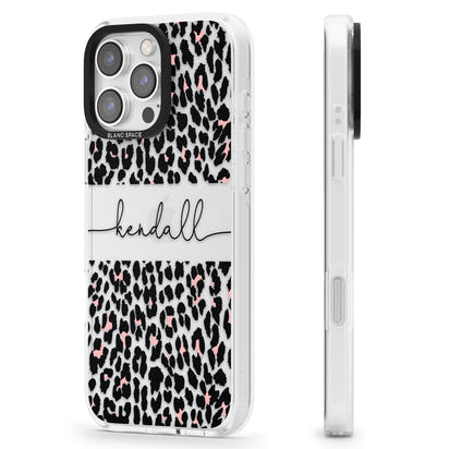 Personalised Cursive Leopard Spots