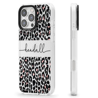 Personalised Cursive Leopard Spots