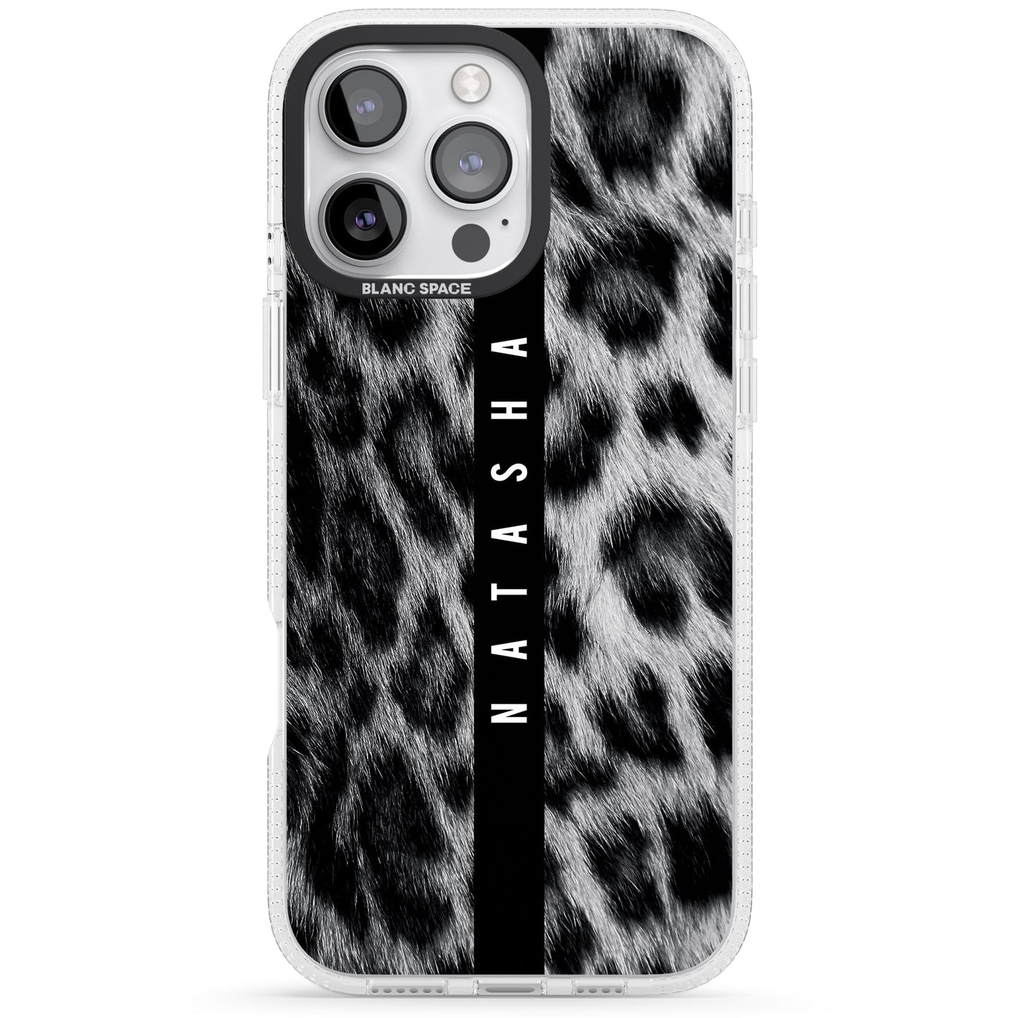 Personalised Snow Leopard Print
