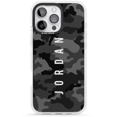Personalised Black Camouflage Name
