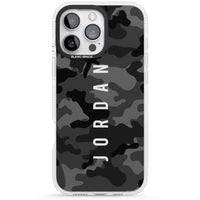 Personalised Black Camouflage Name