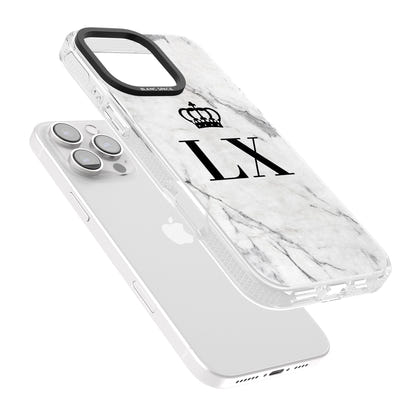 Personalised Initial Crown Marble