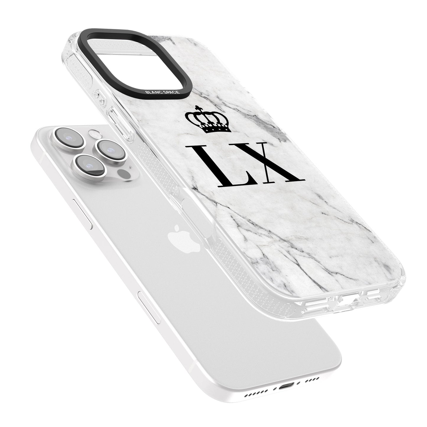 Personalised Initial Crown Marble