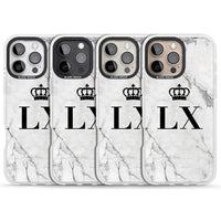 Personalised Initial Crown Marble
