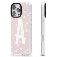 Personalised Pink Daisy Initial