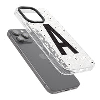 Initiale en gras personnalisée et florale