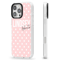 Personalised Pink Polka