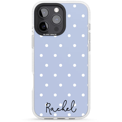 Personalised Simple Light Blue Dots