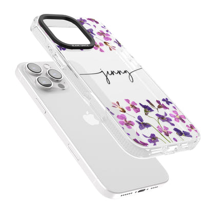 Personalised Purple Violets