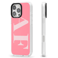 Personalised Light & Dark Pink Green Letters