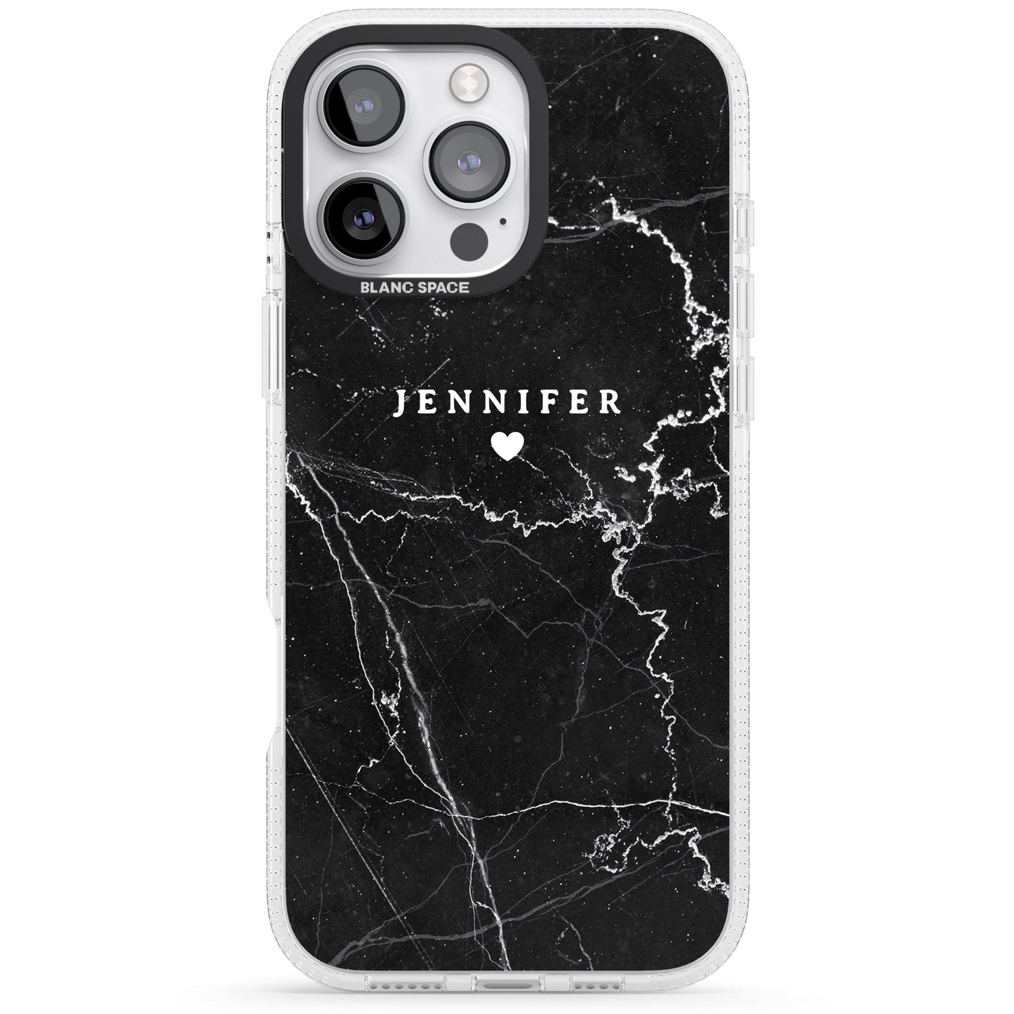 Personalised Black Marble