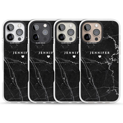 Personalised Black Marble