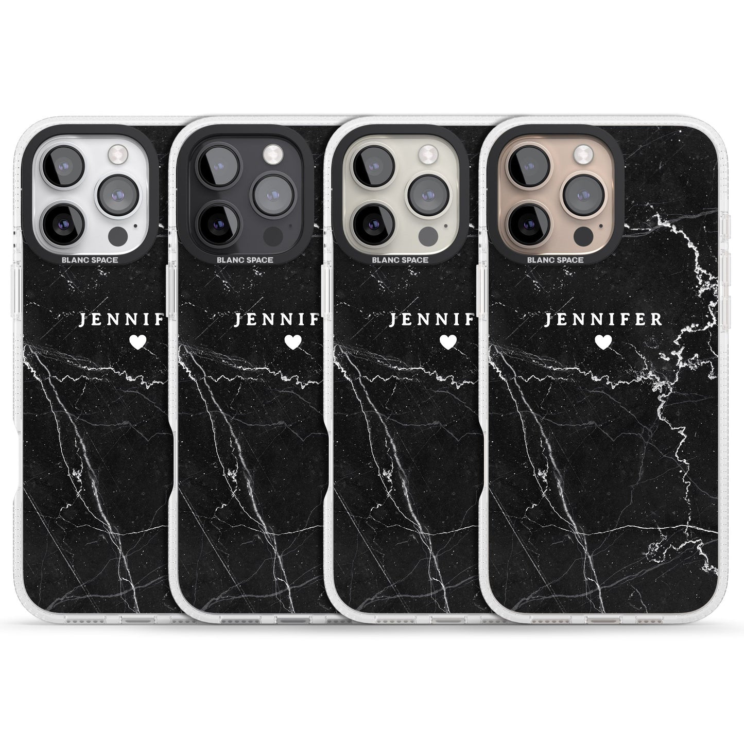 Personalised Black Marble