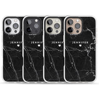 Personalised Black Marble
