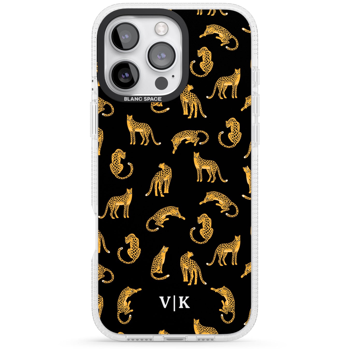 Personalised Gold Cheetah Pattern