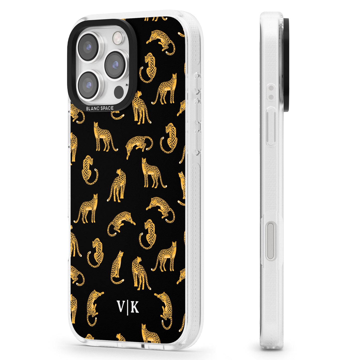 Personalised Gold Cheetah Pattern