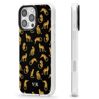 Personalised Gold Cheetah Pattern