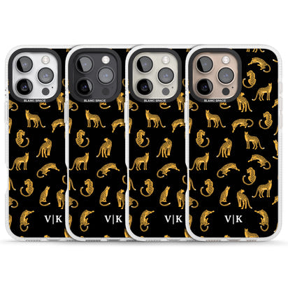 Personalised Gold Cheetah Pattern
