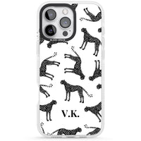 Personalised Black & White Cheetah Pattern