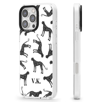 Personalised Black & White Cheetah Pattern