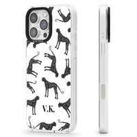 Personalised Black & White Cheetah Pattern