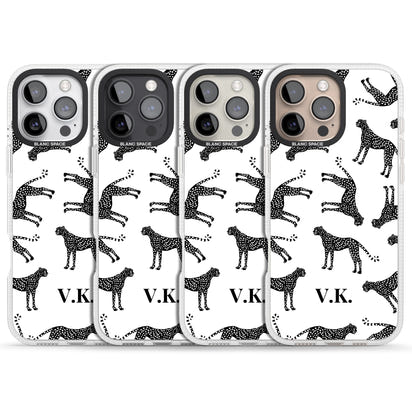 Personalised Black & White Cheetah Pattern