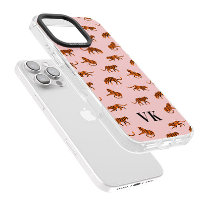 Personalised Pink Safari Tiger Pattern