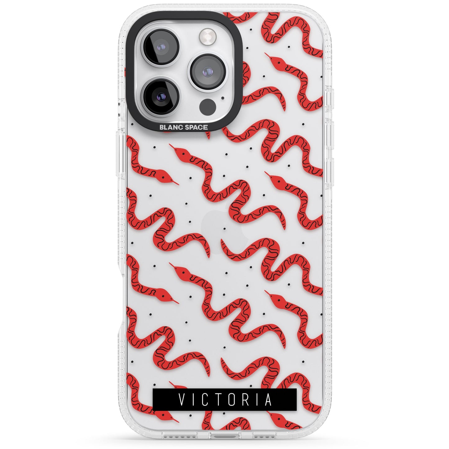 Personalised Red Snake Pattern