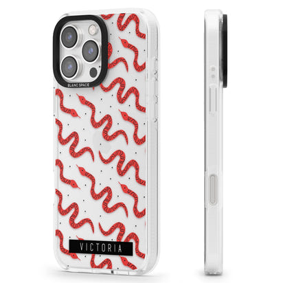 Personalised Red Snake Pattern