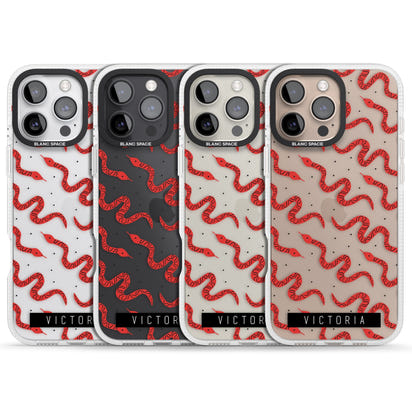 Personalised Red Snake Pattern