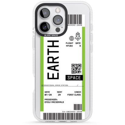 Personalised Earth Travel Ticket