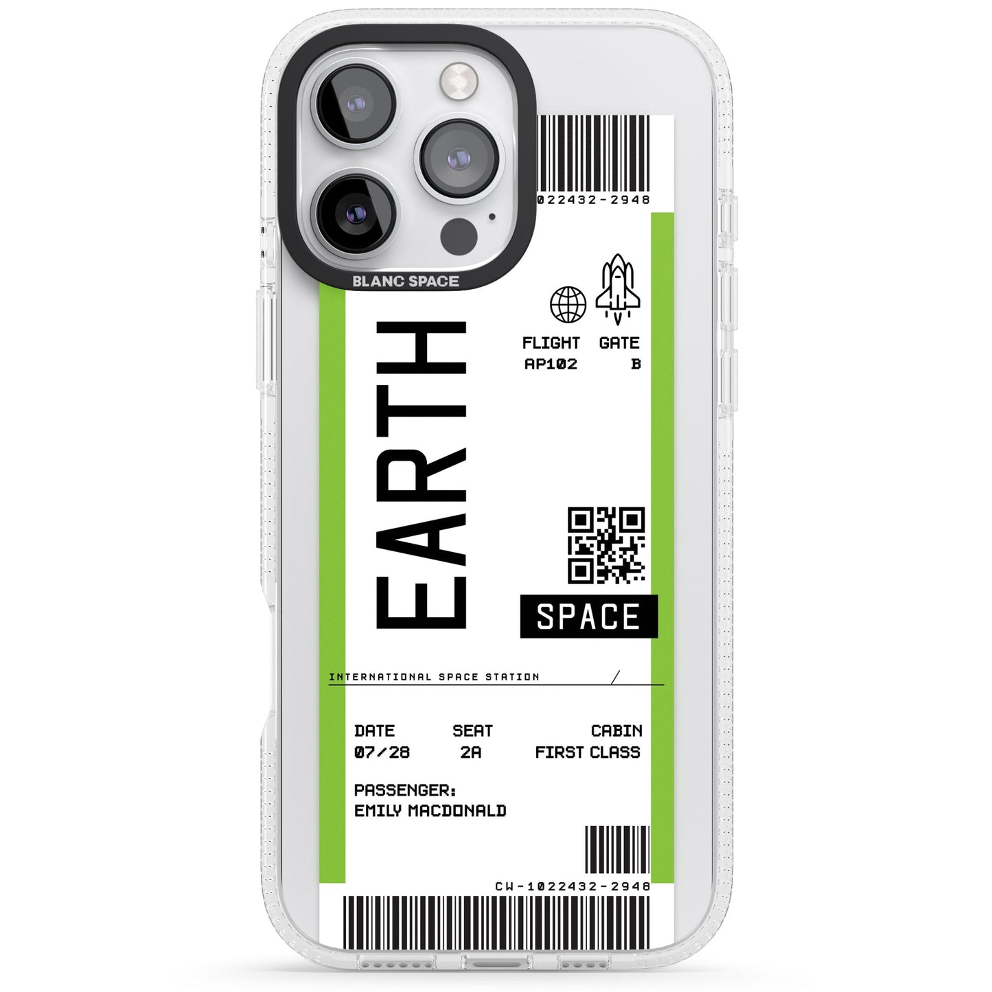 Personalised Earth Travel Ticket