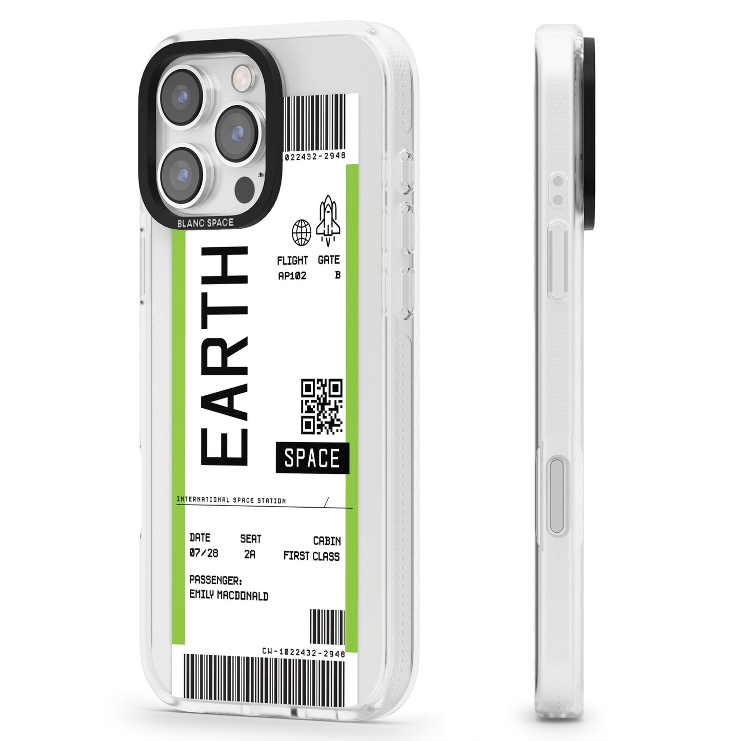 Personalised Earth Travel Ticket