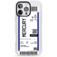 Personalised Mercury Travel Ticket