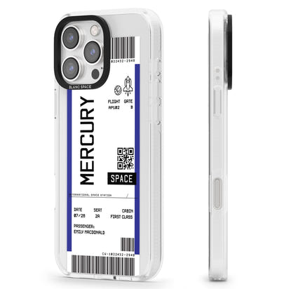 Personalised Mercury Travel Ticket