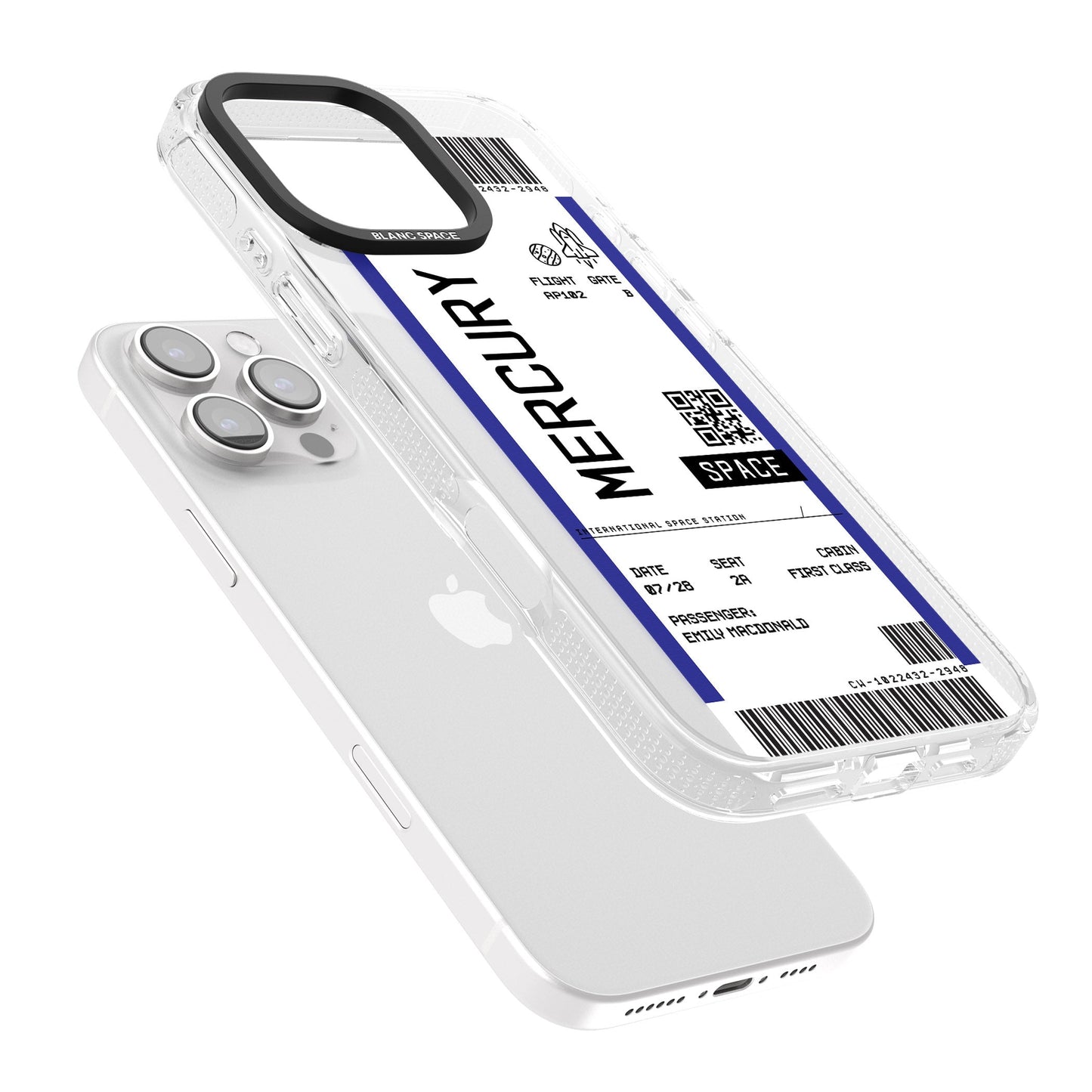 Personalised Mercury Travel Ticket