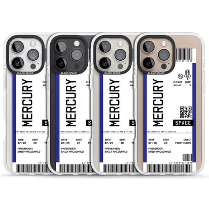 Personalised Mercury Travel Ticket