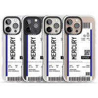 Personalised Mercury Travel Ticket