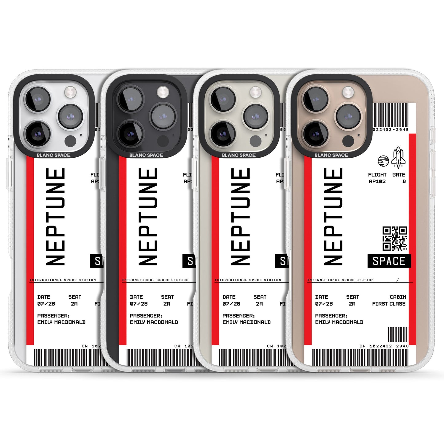 Personalisierte Neptune-Reisekarte