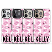 Personalised Pink Stripes & Lips