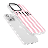 Personalised Pink Stripes