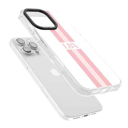 Personalised Minimal Pink Stripe